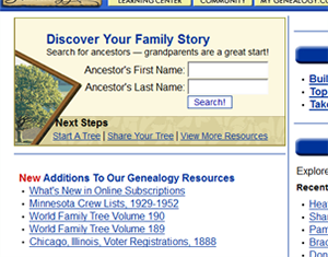 Genealogy Home Page