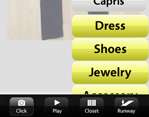 Modalister Categorize Clothes Screen